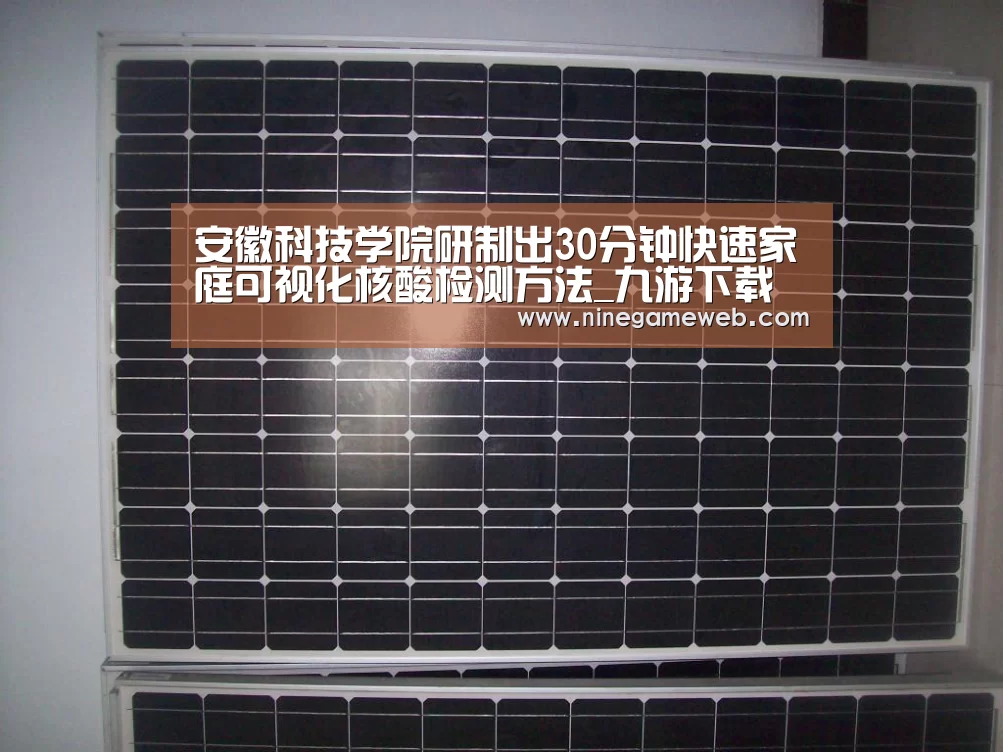 安徽科技学院研制出30分钟快速家庭可视化核酸检测方法_九游下载(图1) 9游官网
